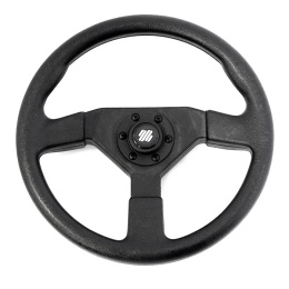 Колесо рулевое Ultraflex 350мм чёрное ударопрочный термопластик (V.38B)